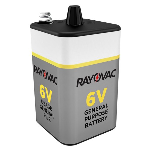 Rayovac® - 941™ 6 V Zinc-Carbon General Purpose Primary Lantern Battery with Spring Terminals