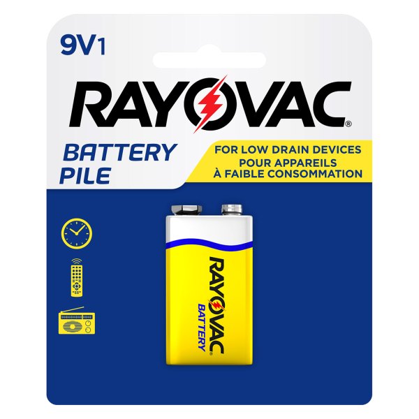 Rayovac® - UltraPRO™ 9 V Alkaline Primary Batteries (8 Pieces)