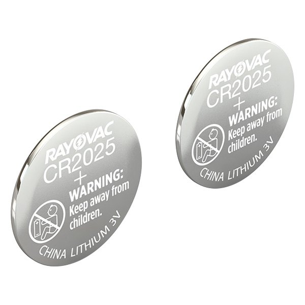 Rayovac® - CR2025 3 V Lithium Coin Cell Batteries (2 Pieces)