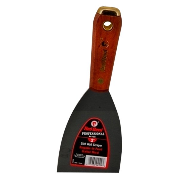 Red Devil Equipment® - 4100 Pro Series 3" Stiff Straight Blade Steel Scraper