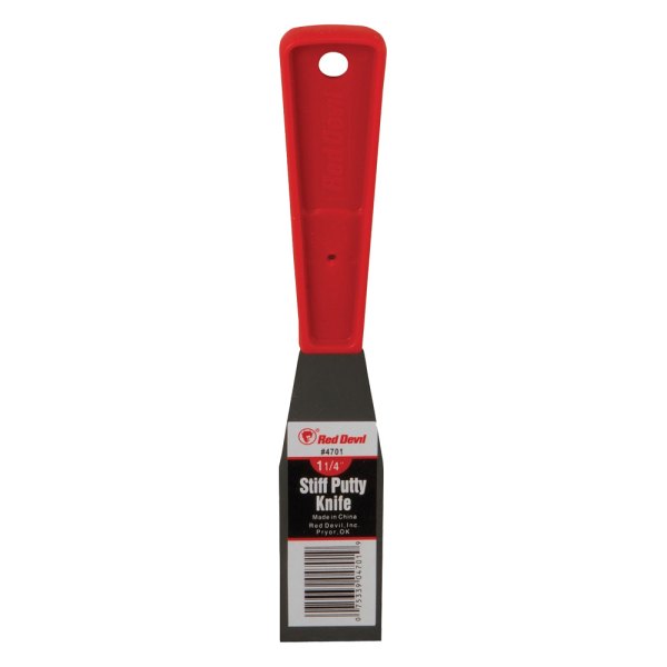 Red Devil Equipment® - 4700 Series 1-1/4" Stiff Blade Plastic Putty Knife