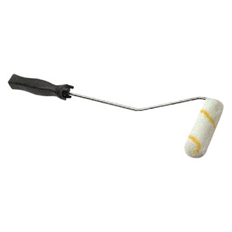 Redtree Industries® - 4" x 1/2" White/Yellow Fabric Paint Roller