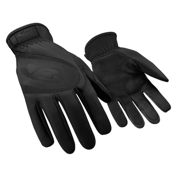 Ringers Gloves® - Turbo Plus™ Medium Light Duty Black Synthetic Leather Mechanics Gloves