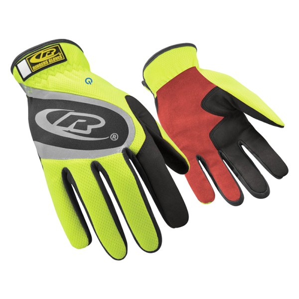 Ringers Gloves® - Turbo Plus™ X-Large Hi-Viz Black and Red General Purpose Gloves