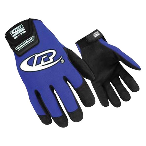 Ringers Gloves® - Turbo Plus™ X-Large Light Duty Blue Synthetic Leather Mechanics Gloves 