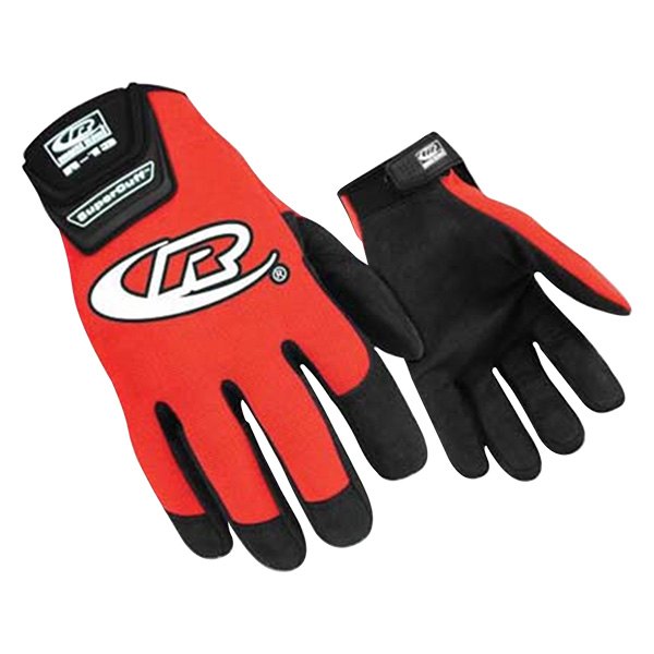 Ringers Gloves® - Turbo Plus™ X-Large Light Duty Red Synthetic Leather Mechanics Gloves 