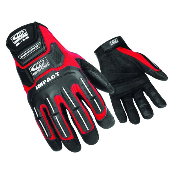 Ringers Gloves® - X-Large Splitfit Black/Red Synthetic Leather Impact Resistant Gloves