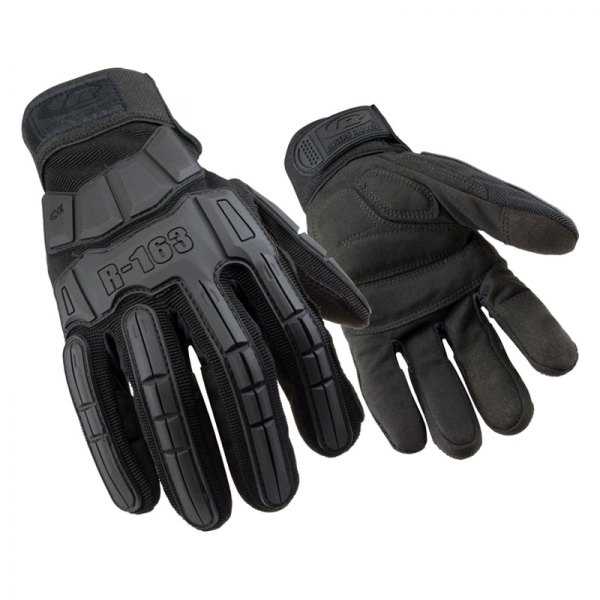 Ringers Gloves® - SUPER HERO™ Medium Black Impact Resistant Gloves