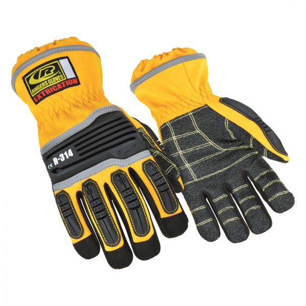 Ringers Gloves® - Medium Extrication Yellow Impact Resistant Gloves