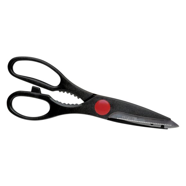 RoadPro® - 8-1/2" All-Purpose Black Straight Handle General Purpose Scissors