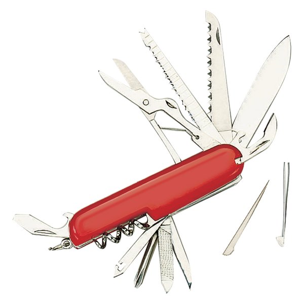 Rothco® - 11-in-1 Red Swiss Army Multi Knife