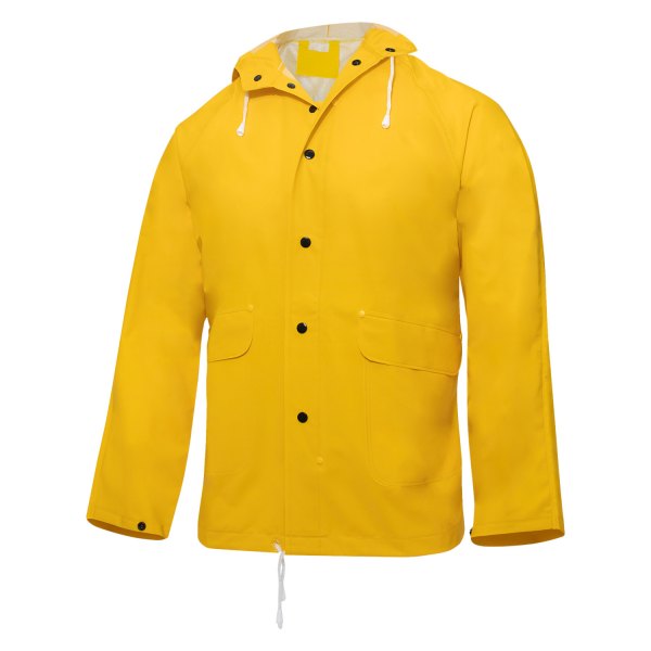 Rothco® - Large Yellow Polyester/PVC Rain Jacket