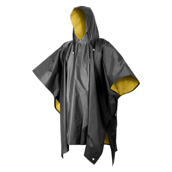 Rothco® - 52" x 80" PVC Black Reversible Rain Poncho