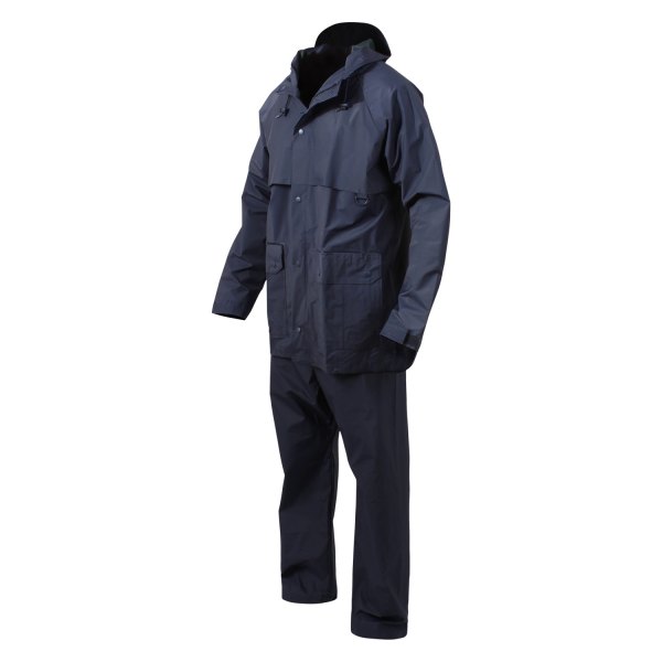 Rothco® - Large Navy Blue Microlite PVC Rain Suit