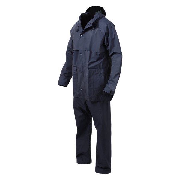 Rothco® - Medium PVC Navy Blue Microlite Rain Suits