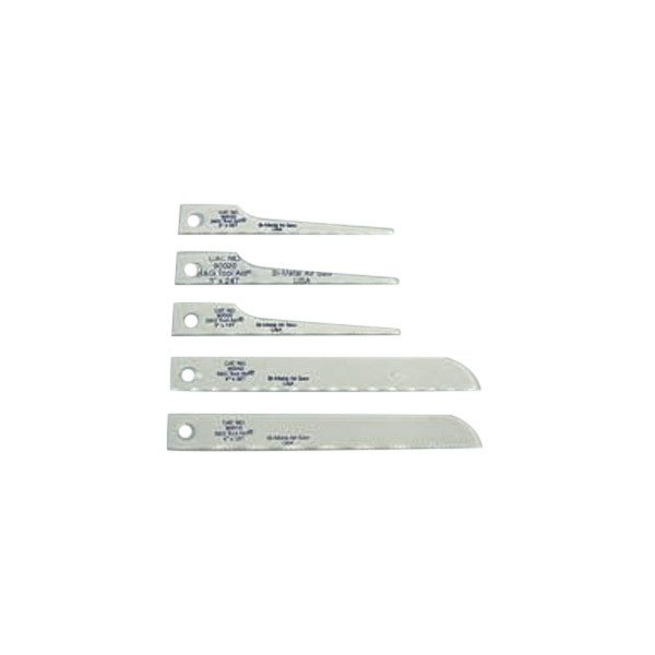 S&G Tool Aid® - 18 TPI 4" Straight All Purpose Reciprocating Saw Blades (5 Pieces)