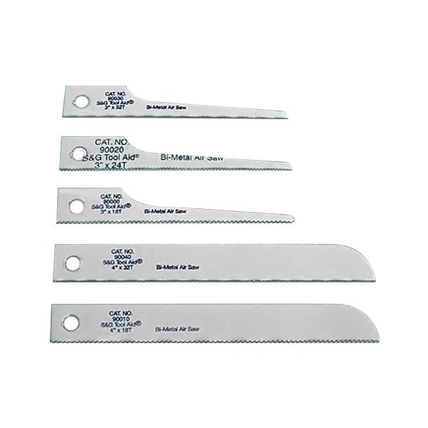 S&G Tool Aid® - 24 TPI 3" Scroll Reciprocating Saw Blades (5 Pieces)