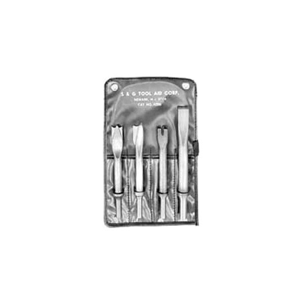 S&G Tool Aid® - 4-Piece .401 Parker Shank Body Shop Chisel Kit