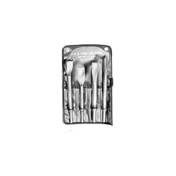 S&G Tool Aid® - 4-Piece .401 Parker Shank Muffler/Tail Pipe Chisel Kit