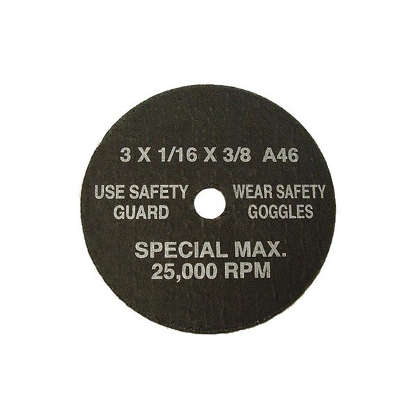 S&G Tool Aid® - 3" x 1/16" x 3/8" Aluminum Oxide Type 41 Cut-Off Wheel (5 Pieces)