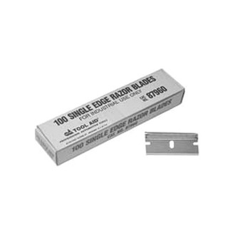 S&G Tool Aid® - Replacement 100 Pieces Steel Single Edge Razor Scraper Blades