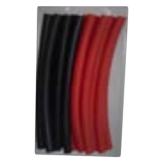 S&G Tool Aid® 23222 - 6" x 1/4" 3:1 Polyolefin Black and Red Dual Wall Heat Shrink Tubings with Adhesive Coating