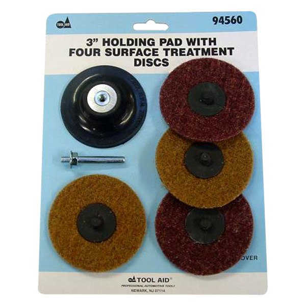 S&G Tool Aid® - 3" Medium and Coarse Quick Change Surface Conditioning Disc with Pad (5 Pieces)