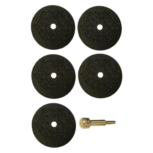 S&G Tool Aid® - 3" x 1/16" x 3/8" Aluminum Oxide Type 41 Cut-Off Wheel with Arbor (5 Pieces)