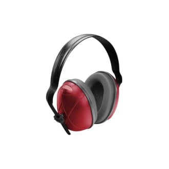 S&G Tool Aid® - 24 dB Red/Black Over the Head Earmuffs
