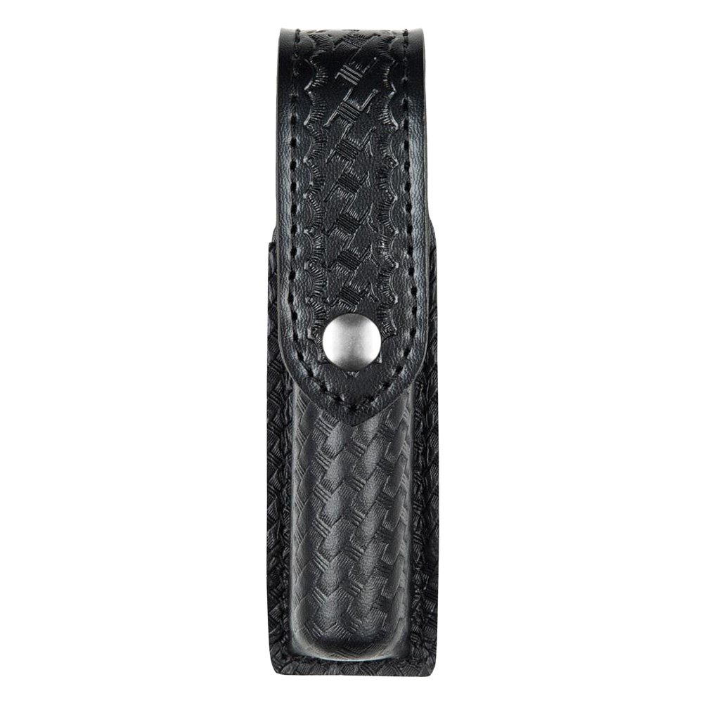 Monadnock Leather Basketweave Duty Belt Flashlight/Baton Holder 