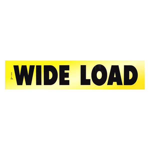 SafeTruck® - 84" x 18" Wide Load Non-reflective Aluminum Sign