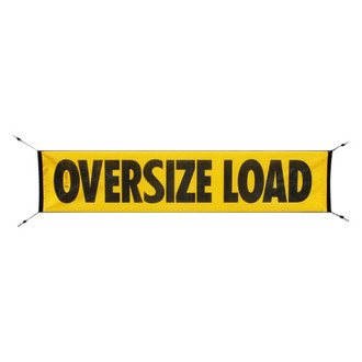 SafeTruck® AVMB104 - 84" x 18" Oversize Load Mesh Banner