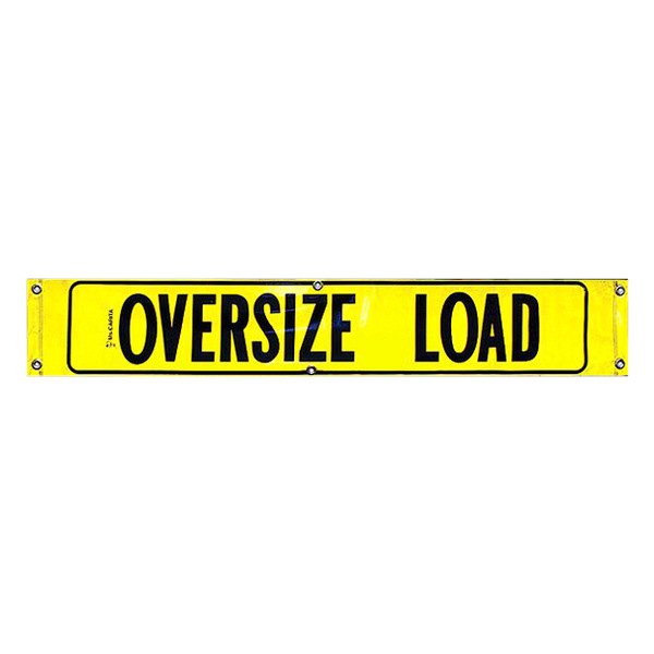 SafeTruck® - 72" x 12" Oversize Load Reflective Banner with Border