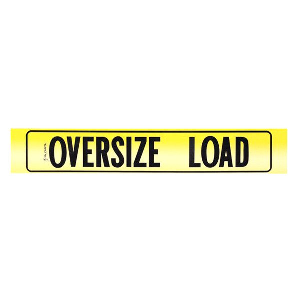 SafeTruck® - 72" x 12" Oversize Load Reflective Wood Sign with Border