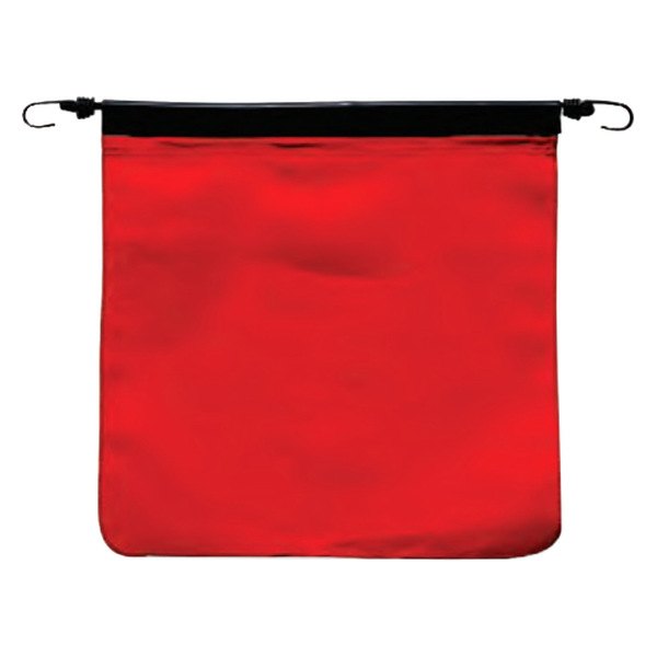 SafeTruck® - 18" x 18" Red Bungee Solid Flag