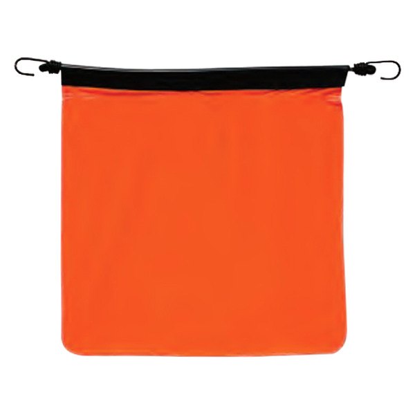 SafeTruck® - 18" x 18" Orange Fluorescent Bungee Solid Flag