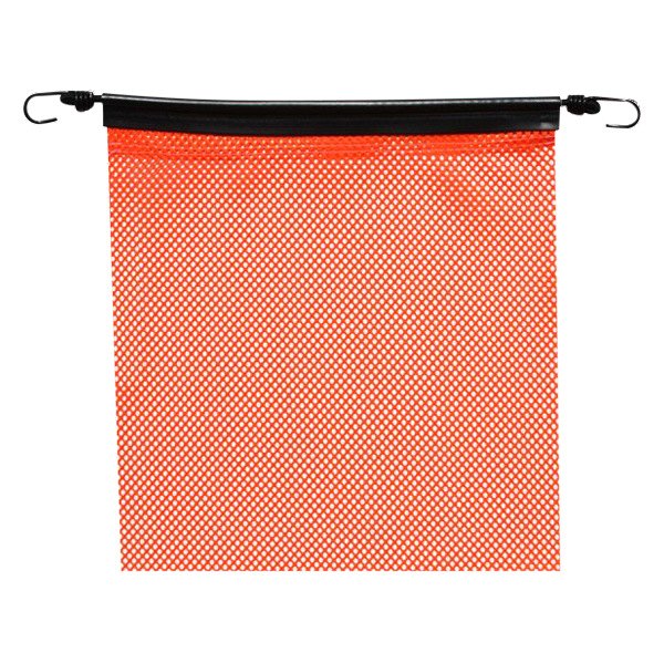 SafeTruck® - 18" x 18" Orange Fluorescent Bungee Jersey Flag