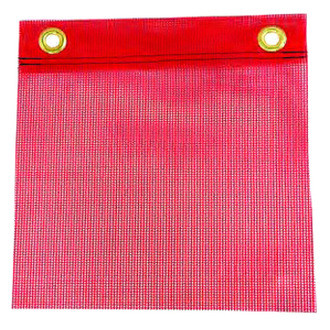 SafeTruck® FG400C - 18" x 18" Orange Fluorescent Grommet Mesh Flag