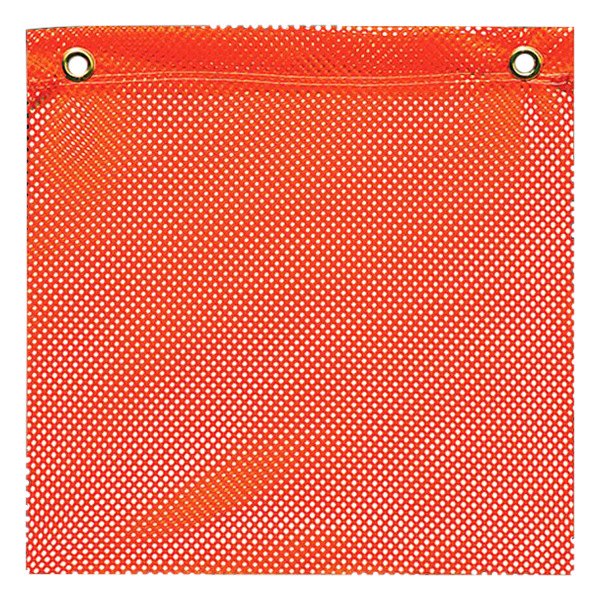 SafeTruck® - 12" x 12" Orange Grommet Jersey Flag