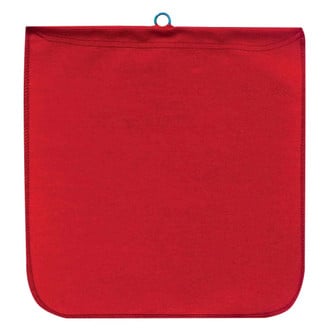 SafeTruck® FW200C - 18" x 18" Red Wire Loop Solid Flag