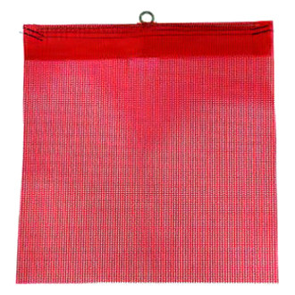 SafeTruck® - 18" x 18" Red Wire Loop Jersey Flag