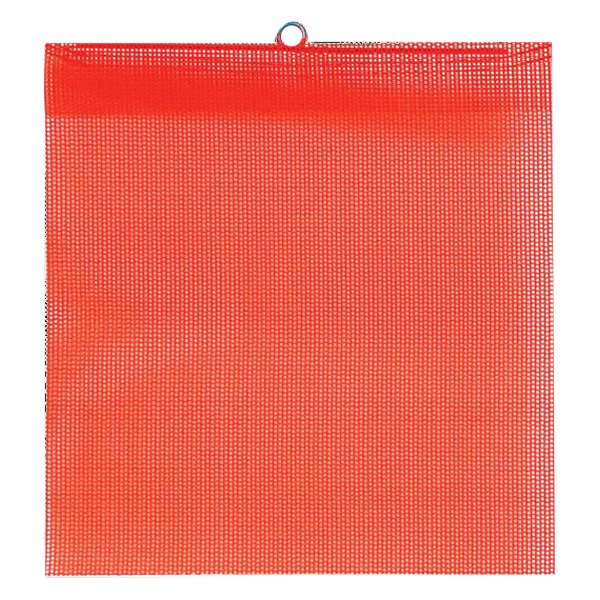 SafeTruck® - 12" x 12" Orange Fluorescent Wire Loop Mesh Flag