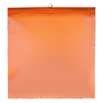 SafeTruck® - 18" x 18" Orange Fluorescent Wire Loop Jersey Flag