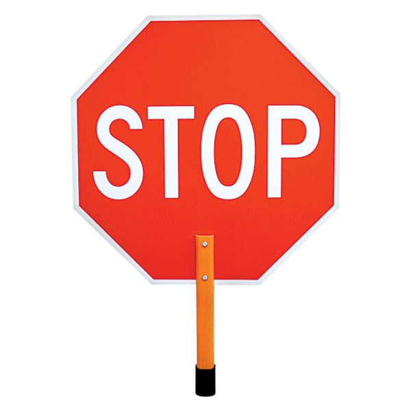 SafeTruck® - Stop/Slow Reflective ABS plastic Paddle Sign