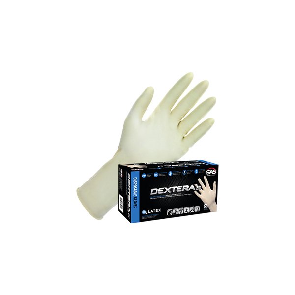 SAS Safety® - Dextera EX™ Small Powder-Free Latex Disposable Gloves