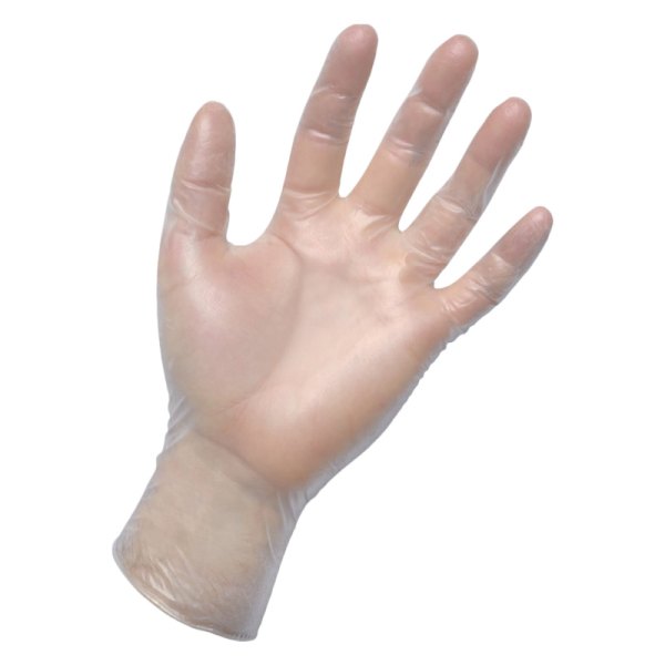 SAS Safety® - Vinyl-Guard™ Medium Powder-Free Transparent Latex Disposable Gloves