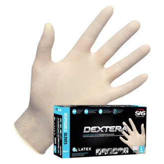 SAS Safety® - Value-Touch™ Medium Powder-Free Latex Disposable Gloves
