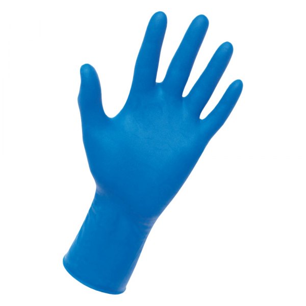 SAS Safety® - Thickster™ Medium Powdered Blue Latex Disposable Gloves
