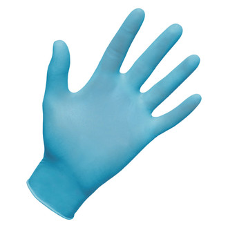 SAS Safety® 6608 - Derma-Lite™ Large Powdered Nitrile Disposable Gloves