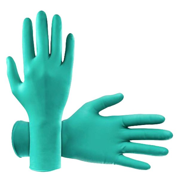 SAS Safety® - Chemdefender™ Medium Powder-Free Green Chloroprene Disposable Gloves